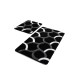 Lessentiel Acrylic Bathmat Set (2 Pieces) Elegant - Black Multicolor