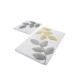 Acrylic Bathmat Set (2 Pieces) Innovia - White Multicolor Lessentiel Acrylic Bathmat Set (2 Pieces) Innovia - White Multicolor