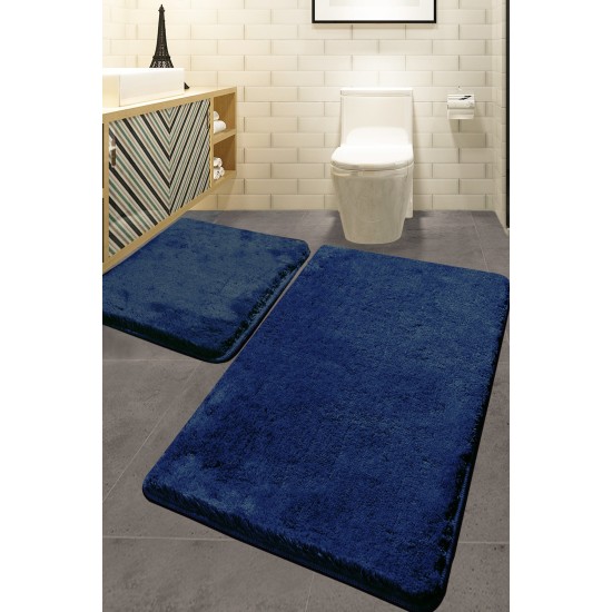 Lessentiel Acrylic Bathmat Set (2 Pieces) Havai - Dark Blue Dark Blue
