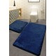 Lessentiel Acrylic Bathmat Set (2 Pieces) Havai - Dark Blue Dark Blue