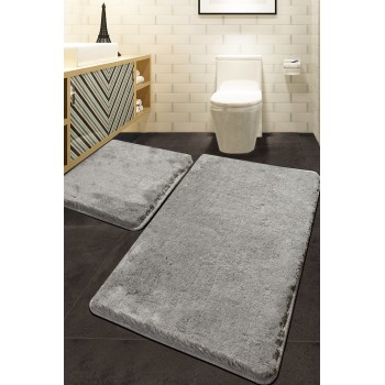 Acrylic Bathmat Set (2 Pieces) Havai - Grey Grey