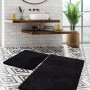 Acrylic Bathmat Set (2 Pieces) Havai - Black Black