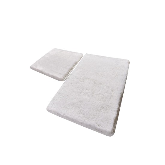 Acrylic Bathmat Set (2 Pieces) Havai - White White Lessentiel Acrylic Bathmat Set (2 Pieces) Havai - White White