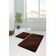 Acrylic Bathmat Set (2 Pieces) Havai - Brown Brown Lessentiel Acrylic Bathmat Set (2 Pieces) Havai - Brown Brown