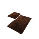 Acrylic Bathmat Set (2 Pieces) Havai - Brown Brown Lessentiel Acrylic Bathmat Set (2 Pieces) Havai - Brown Brown