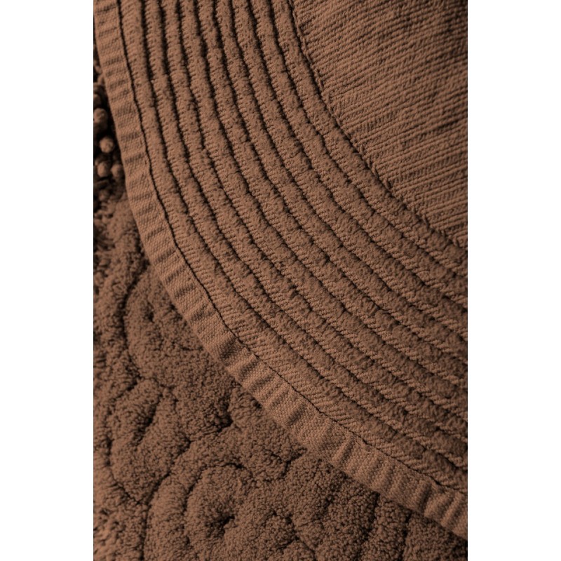 Lessentiel Bathmat Set (2 Pieces) Piante Oval - Brown Multicolor