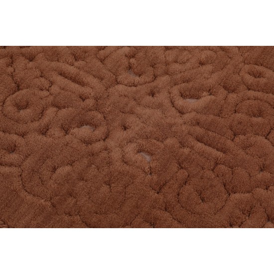 Bathmat Set (2 Pieces) Piante Oval - Brown Multicolor Lessentiel Bathmat Set (2 Pieces) Piante Oval - Brown Multicolor