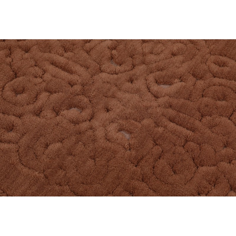 Lessentiel Bathmat Set (2 Pieces) Piante Oval - Brown Multicolor