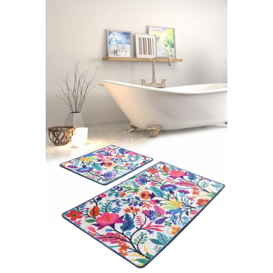 Bathmat Set (2 Pieces) Pictura Multicolor Lessentiel Bathmat Set (2 Pieces) Pictura Multicolor
