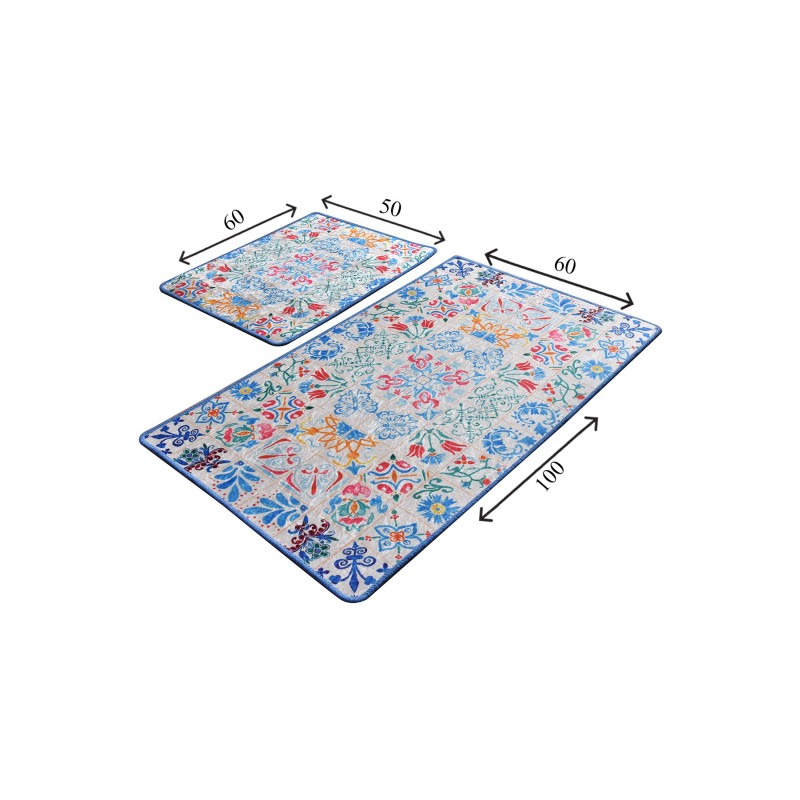 Lessentiel Bathmat Set (2 Pieces) Ceramica Multicolor