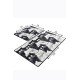 Bathmat Set (2 Pieces) White Cats Multicolor Lessentiel Bathmat Set (2 Pieces) White Cats Multicolor