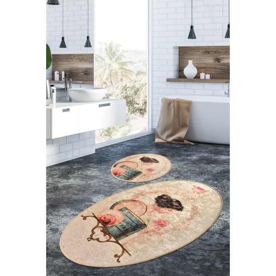 Bathmat Set (2 Pieces) Glare Multicolor Lessentiel Bathmat Set (2 Pieces) Glare Multicolor