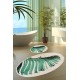 Bathmat Set (2 Pieces) Floret Multicolor Lessentiel Bathmat Set (2 Pieces) Floret Multicolor