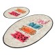 Bathmat Set (2 Pieces) Baby Cats Multicolor Lessentiel Bathmat Set (2 Pieces) Baby Cats Multicolor