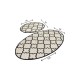 Bathmat Set (2 Pieces) Kupa - White Multicolor Lessentiel Bathmat Set (2 Pieces) Kupa - White Multicolor
