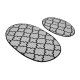 Bathmat Set (2 Pieces) Kupa - White Multicolor Lessentiel Bathmat Set (2 Pieces) Kupa - White Multicolor