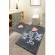 Acrylic Bathmat Set (2 Pieces) Home Sweet Home - Fume Multicolor Lessentiel Acrylic Bathmat Set (2 Pieces) Home Sweet Home - Fume Multicolor