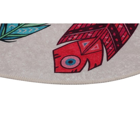 Bathmat Set (2 Pieces) Feather Djt Multicolor Lessentiel Bathmat Set (2 Pieces) Feather Djt Multicolor