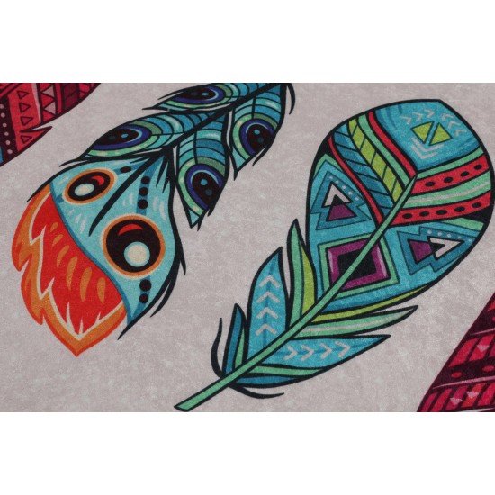 Bathmat Set (2 Pieces) Feather Djt Multicolor Lessentiel Bathmat Set (2 Pieces) Feather Djt Multicolor