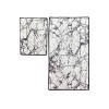 Lessentiel Bathmat Set (2 Pieces) Marble - White Multicolor