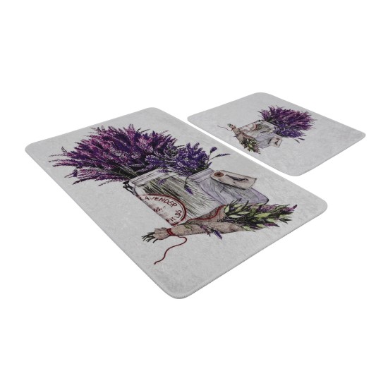 Bathmat Set (2 Pieces) Purpura Multicolor Lessentiel Bathmat Set (2 Pieces) Purpura Multicolor