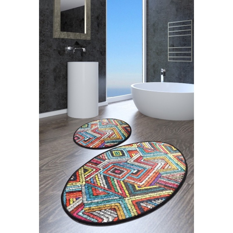 Lessentiel Bathmat Set (2 Pieces) Maglie Djt Multicolor