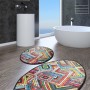 Bathmat Set (2 Pieces) Maglie Djt Multicolor