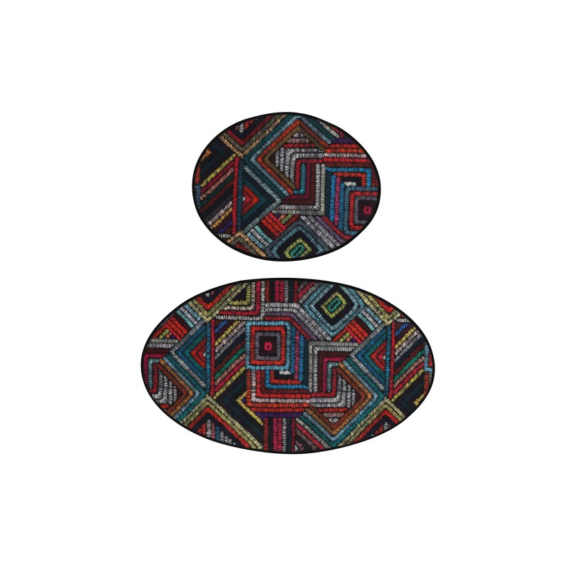 Lessentiel Bathmat Set (2 Pieces) Maglie Djt Multicolor
