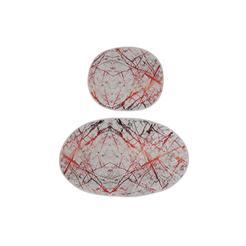 Lessentiel Bathmat Set (2 Pieces) Shine Djt Multicolor