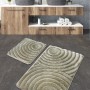 Acrylic Bathmat Set (2 Pieces) Wave - Stone Stone