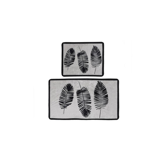 Bathmat Set (2 Pieces) Hoja Djt Multicolor Lessentiel Bathmat Set (2 Pieces) Hoja Djt Multicolor