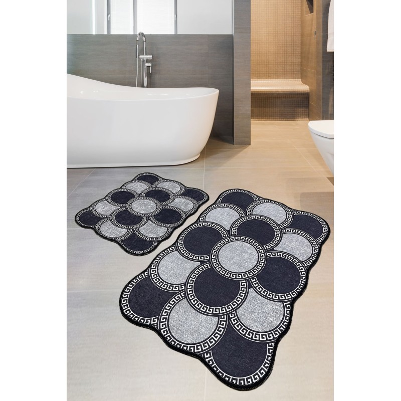 Lessentiel Bathmat Set (2 Pieces) Ciorcail Dark Blue
Grey