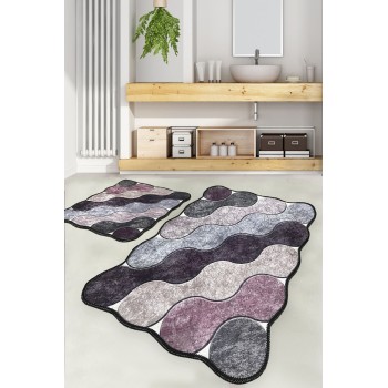 Bathmat Set (2 Pieces) Circle - Purple Purple
Grey
Lilac