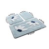 Lessentiel Acrylic Bathmat Set (3 Pieces) Daisy - Blue Multicolor