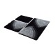 Lessentiel Acrylic Bathmat Set (3 Pieces) Stella - Anthracite Multicolor