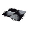 Lessentiel Acrylic Bathmat Set (3 Pieces) Stella - Anthracite Multicolor