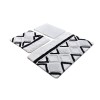 Lessentiel Acrylic Bathmat Set (3 Pieces) Jane - White Multicolor