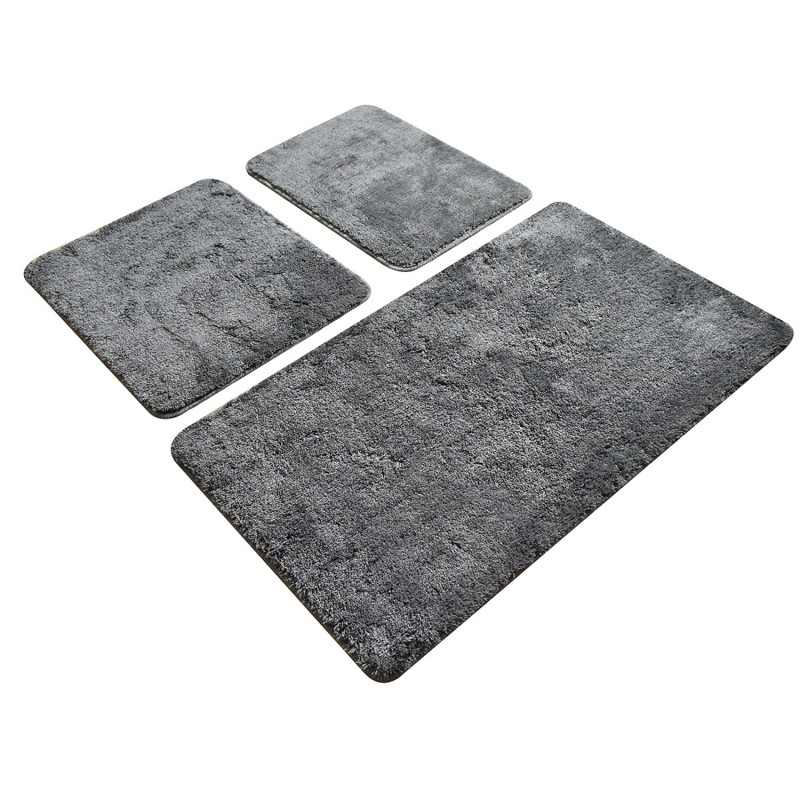 Lessentiel Acrylic Bathmat Set (3 Pieces) Havai - Fume Fume