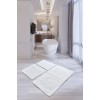 Lessentiel Acrylic Bathmat Set (3 Pieces) Havai - White White