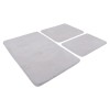 Lessentiel Acrylic Bathmat Set (3 Pieces) Havai - White White