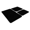 Lessentiel Acrylic Bathmat Set (3 Pieces) Havai - Black Black
