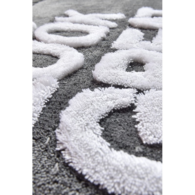 Lessentiel Acrylic Bathmat Set (3 Pieces) Great - Grey Multicolor