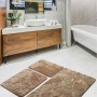Acrylic Bathmat Set (3 Pieces) Infinity - Caramel Caramel