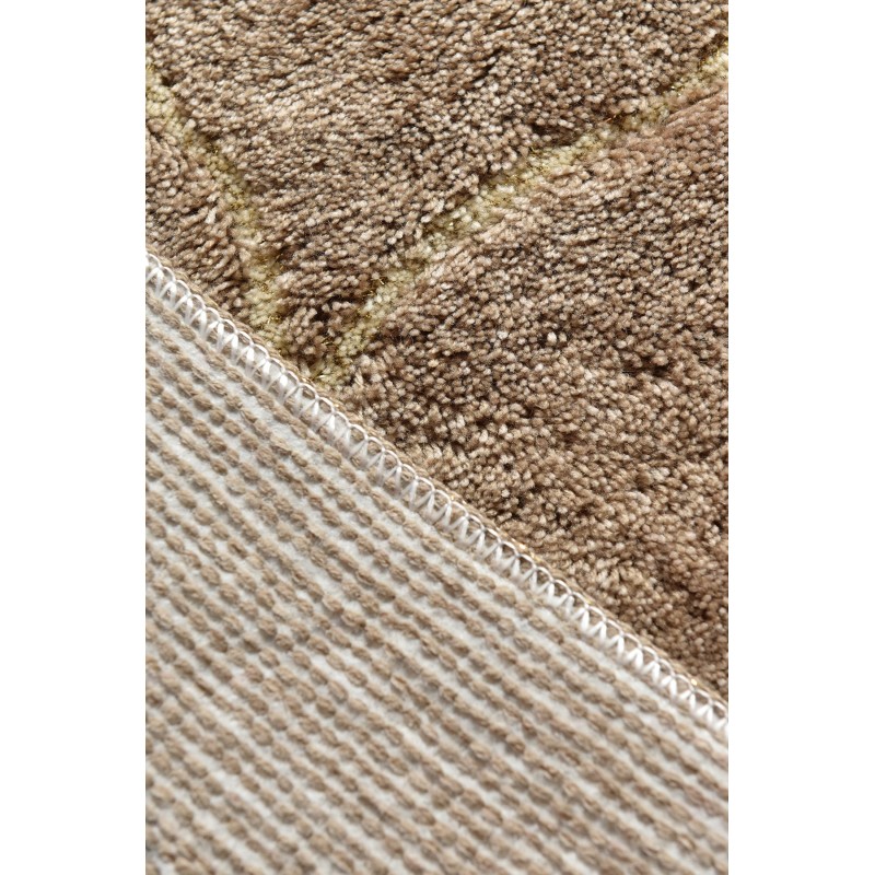 Lessentiel Acrylic Bathmat Set (3 Pieces) Infinity - Caramel Caramel