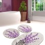 Bathmat Set (3 Pieces) Lavender Multicolor