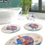 Bathmat Set (3 Pieces) Etnic Multicolor