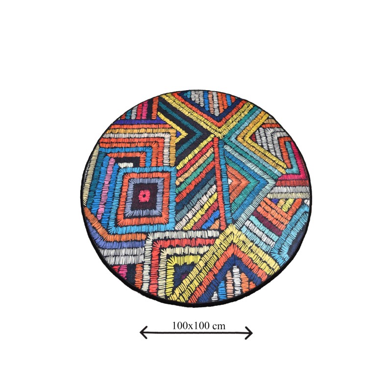 Lessentiel Bathmat Maglie DJT (100 cm) Multicolor