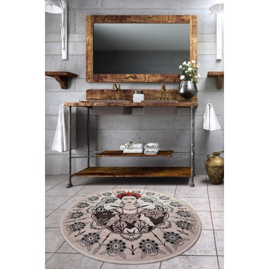 Lessentiel Bathmat Frida Round (140) Multicolor