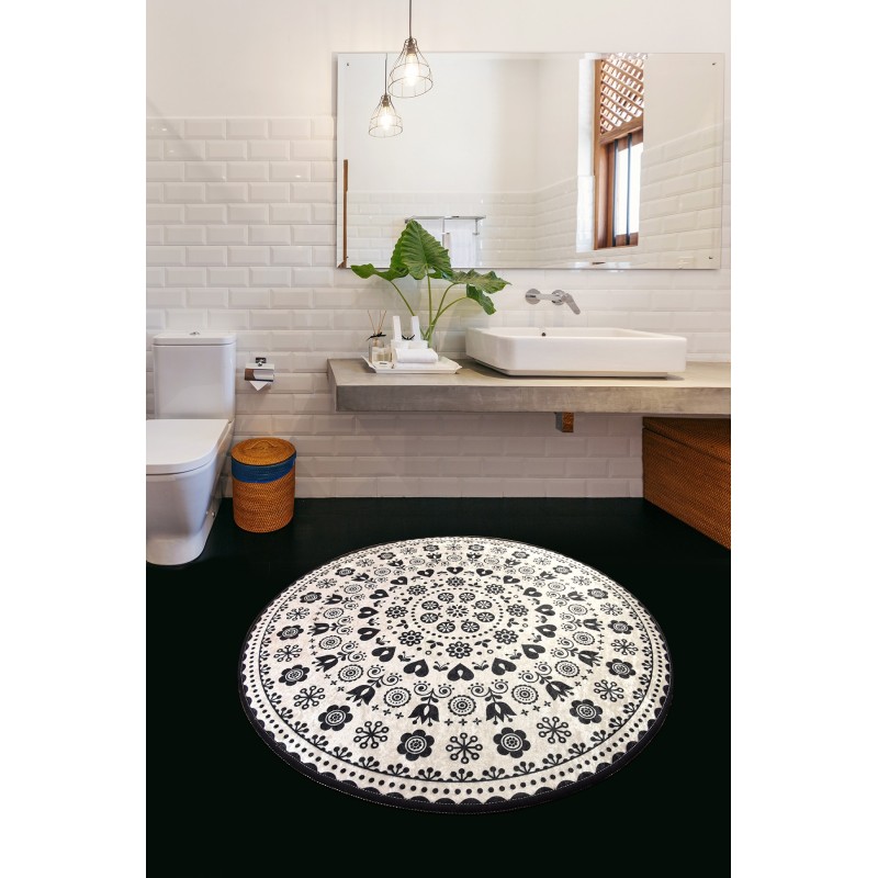 Lessentiel Bathmat Venice - Black (100) Multicolor
