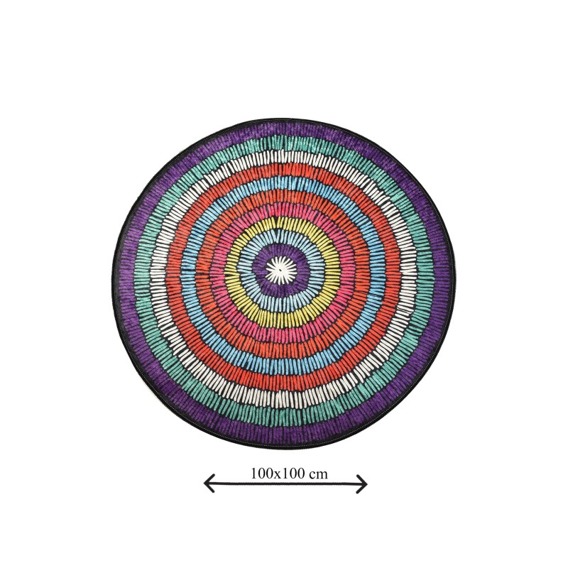 Lessentiel Bathmat Bubble (100) Multicolor